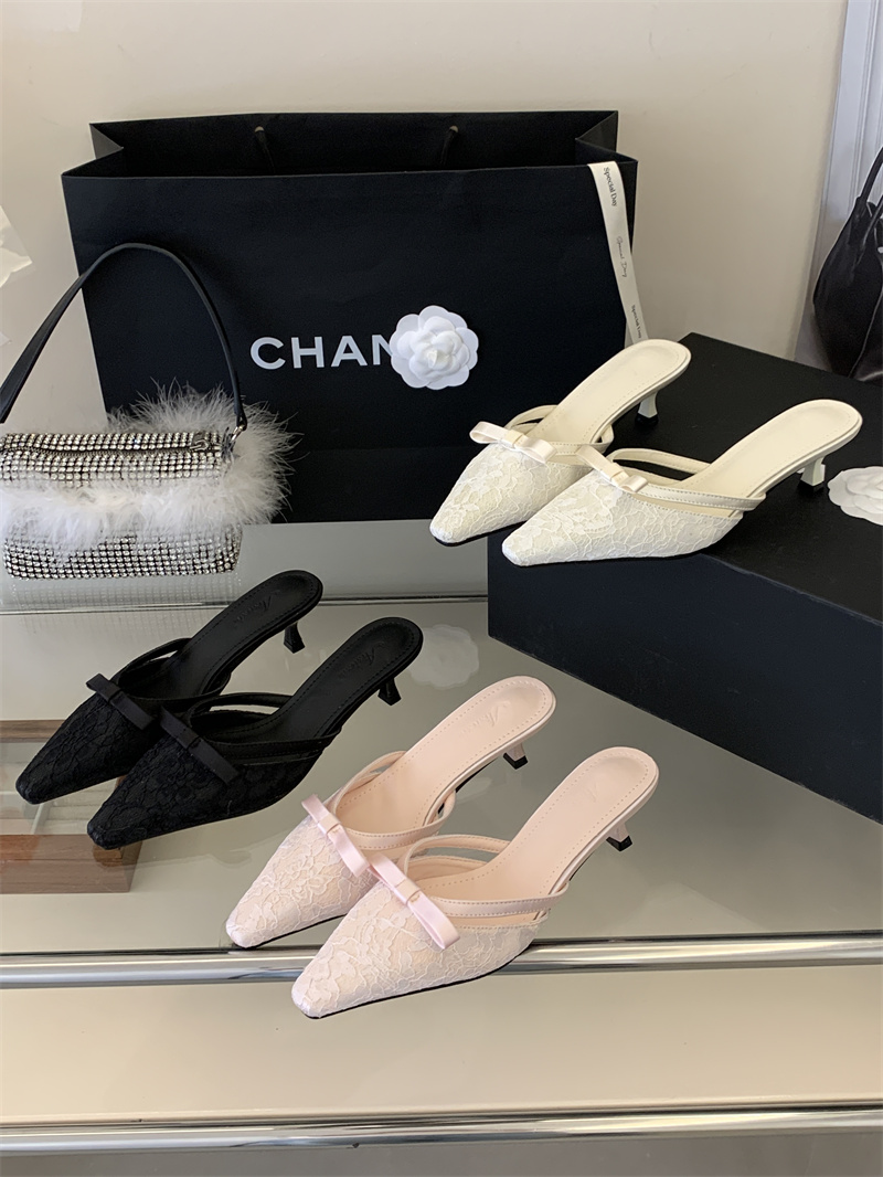 2026 Spring Women's Pointed Toe Slippers 35-40