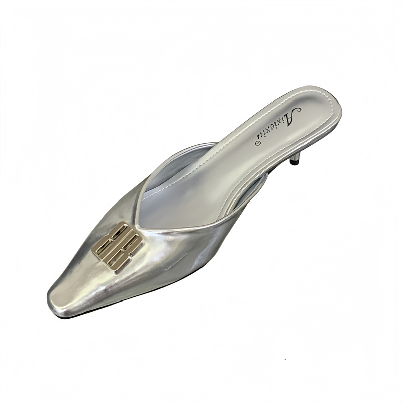 2026 Spring Women's Square Toe Slingback Heels 35-40 - Style 4ff5a2 - Image 5