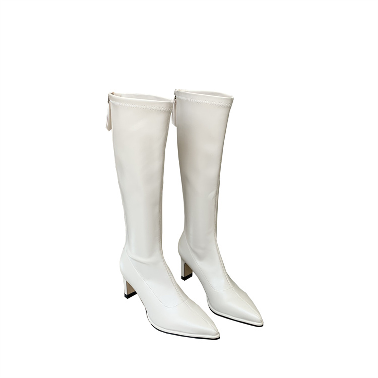 BUBUFLY Women's Pointed Toe High Heel Tall Riding Boots 2022 New Style - Image 5