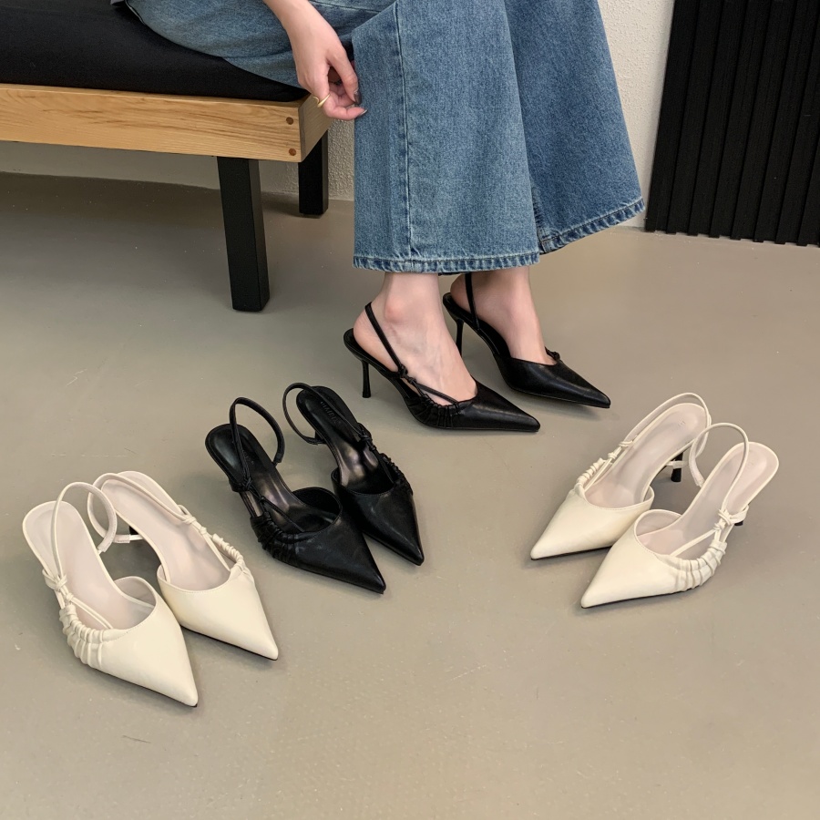 DIAIRIZ Women's Elegant Pointed Toe Strap Sandals with Thin Heels - Summer Fashion - Image 2
