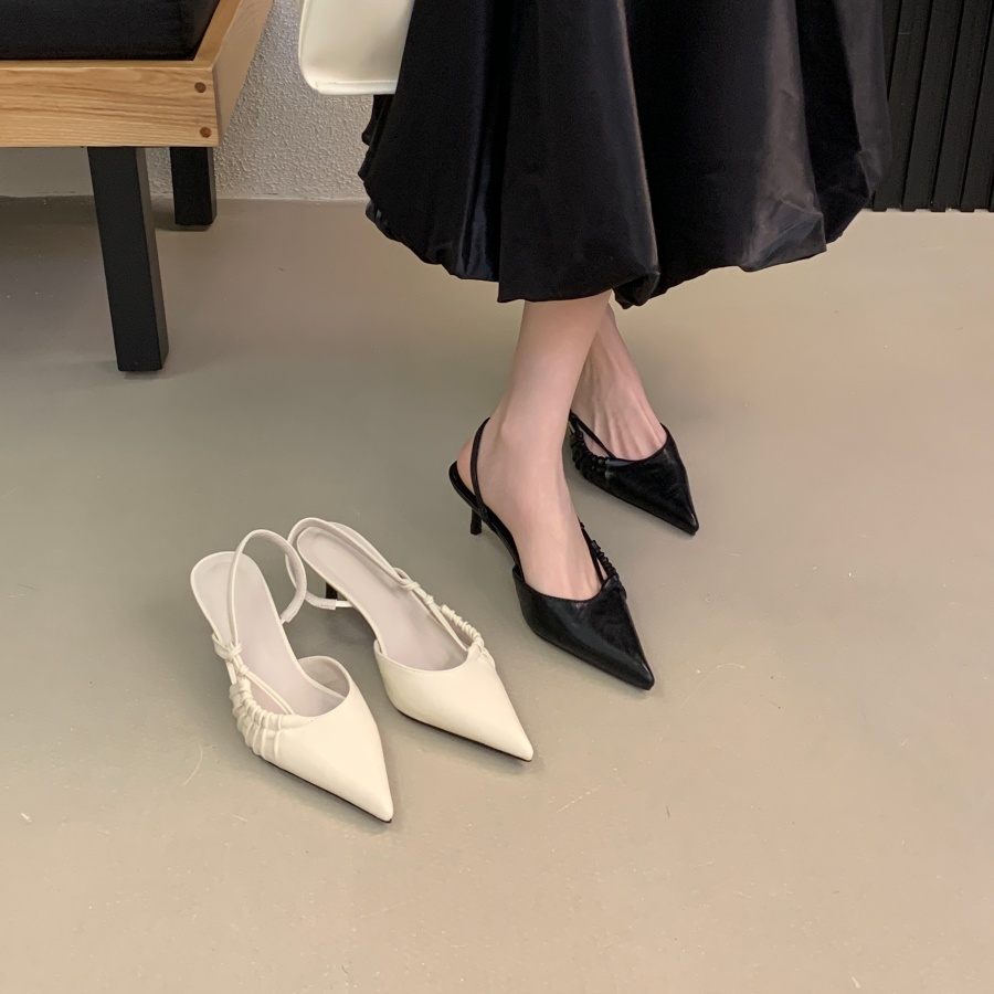 DIAIRIZ Women's Elegant Pointed Toe Strap Sandals with Thin Heels - Summer Fashion - Image 5