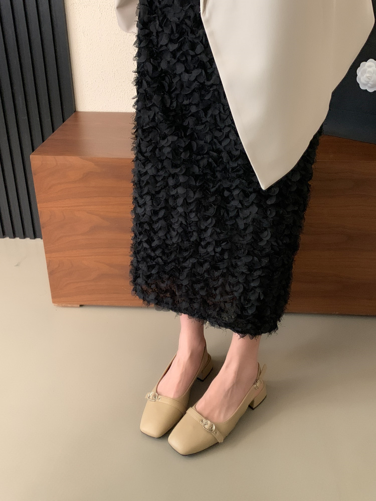 French Style Chunky Heel Mary Jane Shoes 2024 New Autumn Spring Dress Women's Comfortable Versatile Low Top Shoes - Image 3